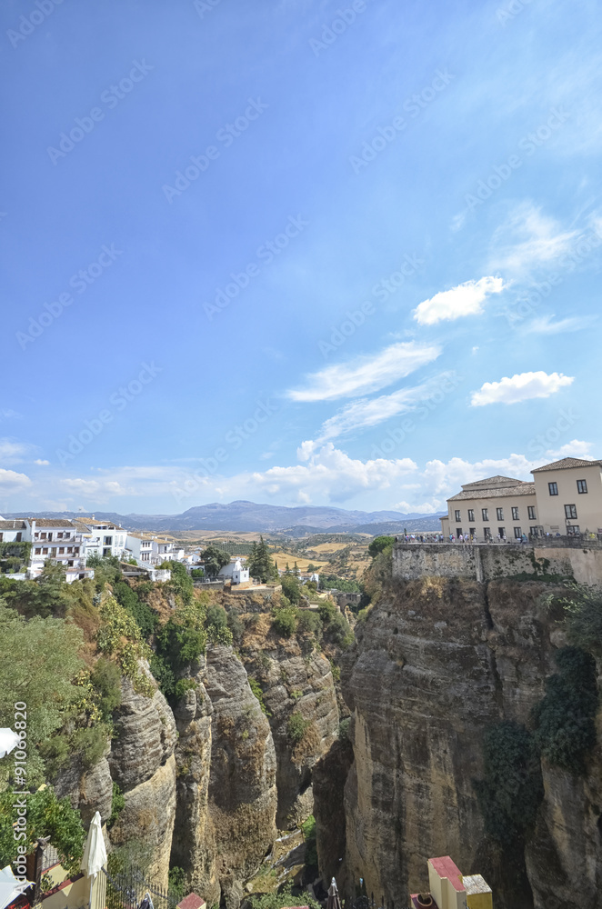 The famous gorge of Ronda