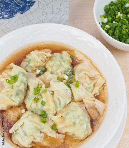Chinese Dumpling soup