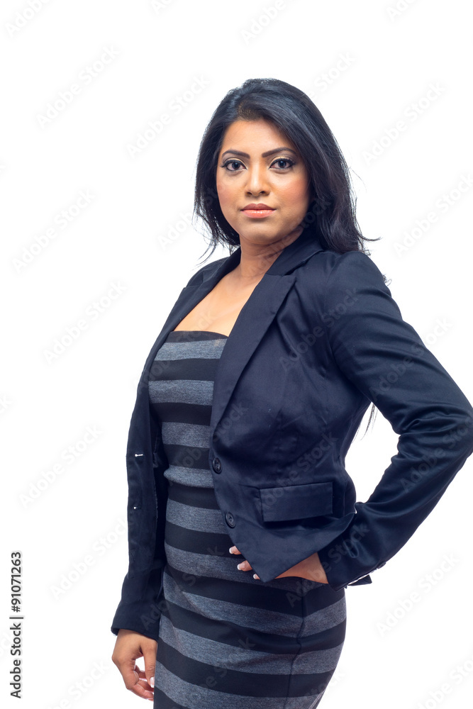 Asian Business Woman Isolated On White Background Asian Business Woman Isolated On White Background