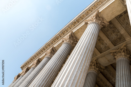 Composite Greek Style Columns Row photo