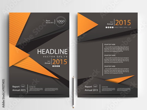 Abstract vector modern/ flyer design / brochure design template / annual report /book cover /  corporate identity template /in an A4 page