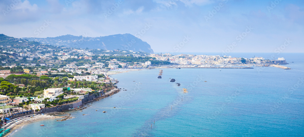 Beach of Forio, Ischia Island, Italy