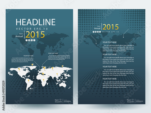 Abstract vector modern/ flyer design / brochure design template / annual report /book cover /  corporate identity template /in an A4 page