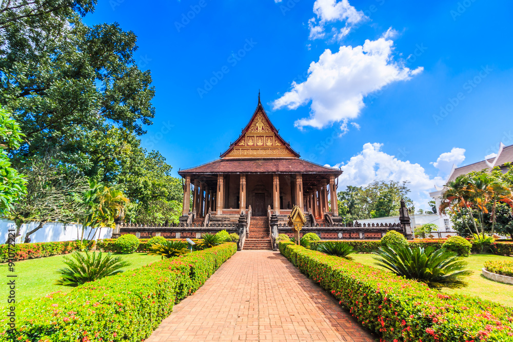 Haw Pha Kaew or Wat Pha Kaew in Vientiane  of Laos 