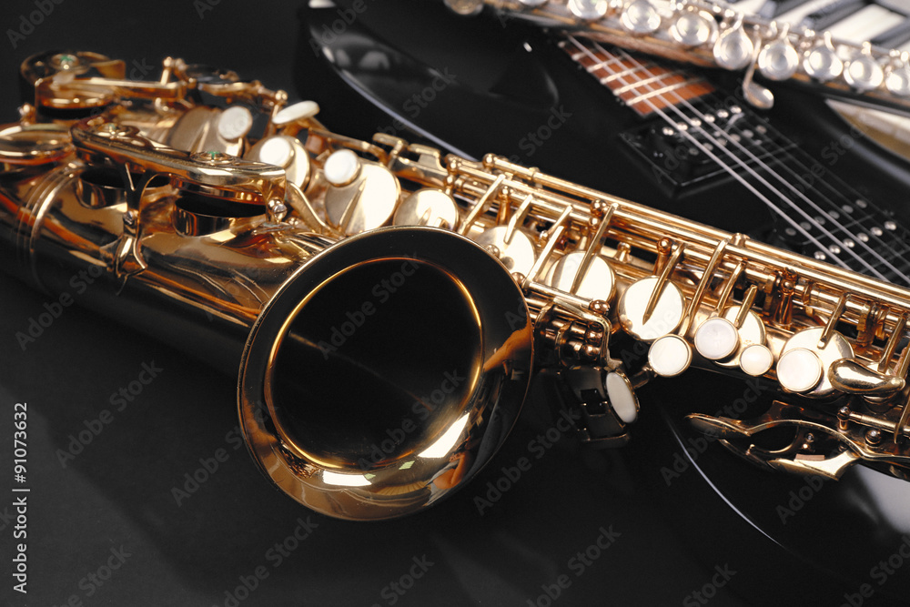 Obraz premium Musical instruments, closeup