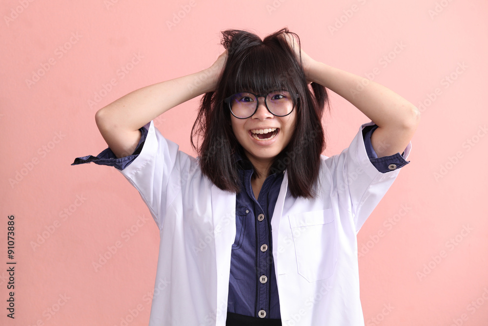 Asian scientist gets mad Asian scientist gets mad