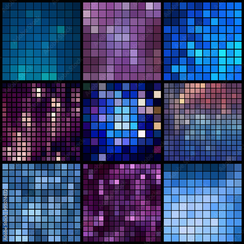Fototapeta premium Abstract mosaic background.