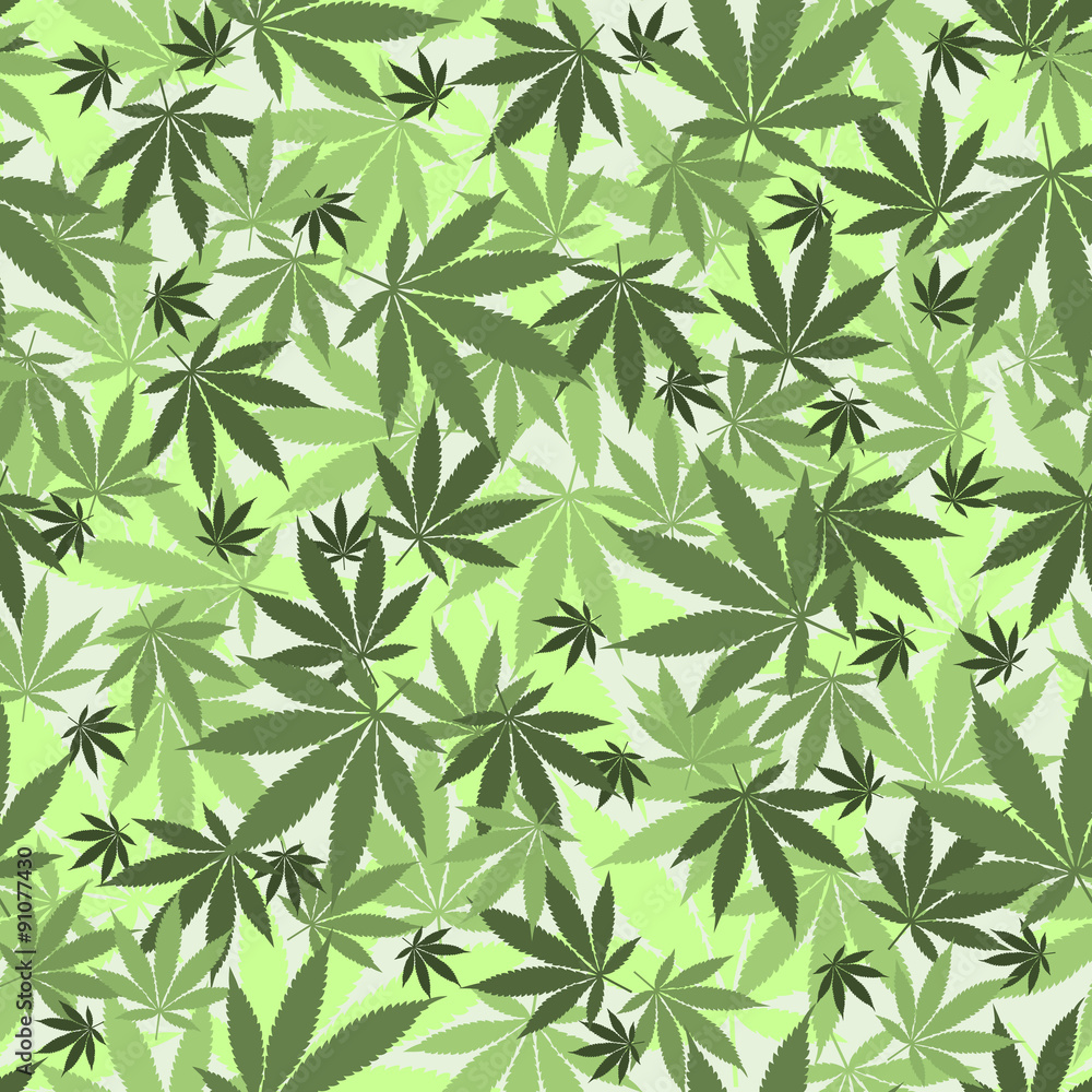Seamless cannabis pattern Seamless cannabis pattern