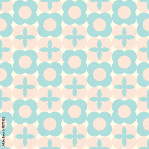 Floral Seamless Pattern, Cute, Chic, Cool, Pastel