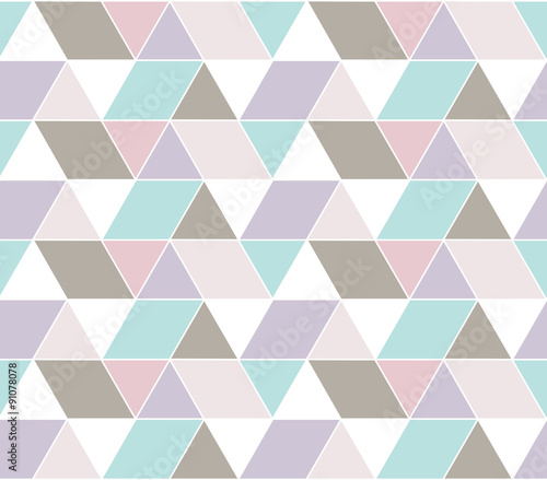 Geometry Pattern, Triangle, Rectangle, Rhombus, Trapezoid

