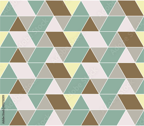 Geometry Pattern, Triangle, Rectangle, Rhombus, Trapezoid

