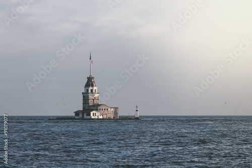 Wallpaper Mural Vintage style photo of Maiden's Tower Torontodigital.ca