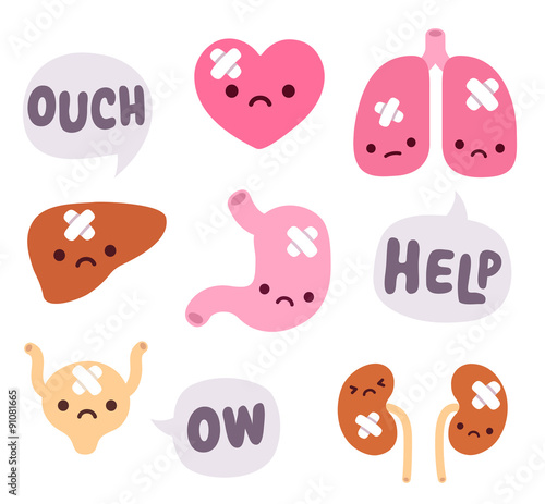 Cute internal organs