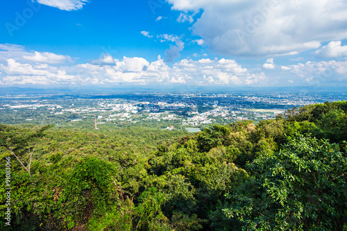 Chiangmai aerial view