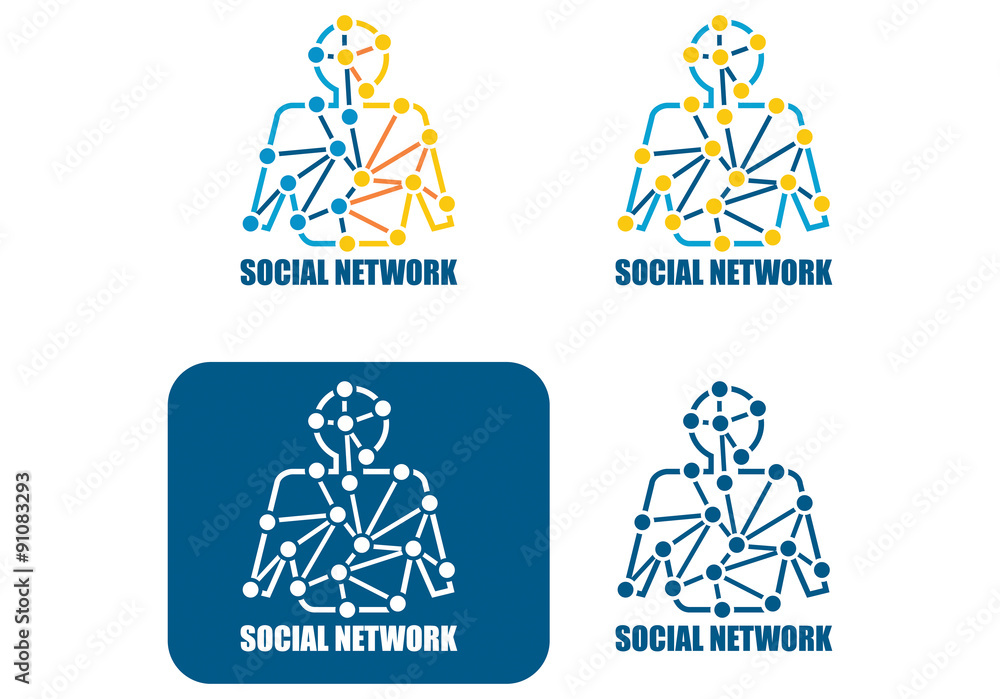 Social Network concept. Social Network concept.