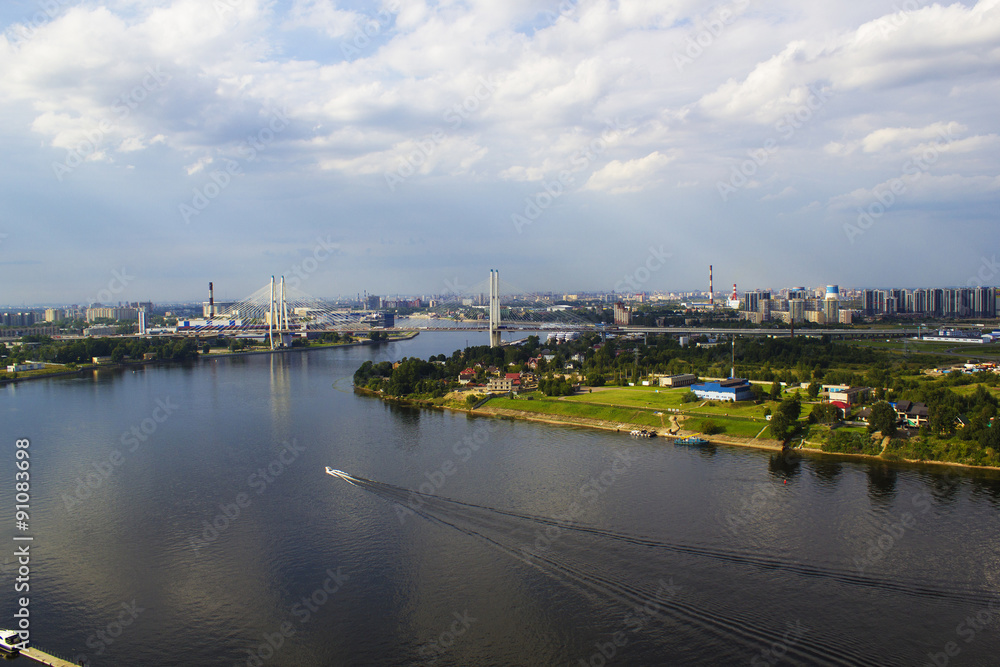 Landscape Moscow city, Moscow, Russia