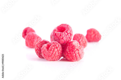 Berry  on white background.