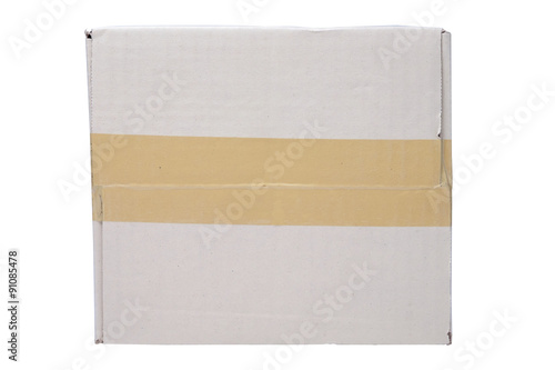 cardboard box tape texture background .