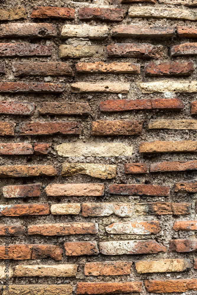 Naklejka premium Old brick wall