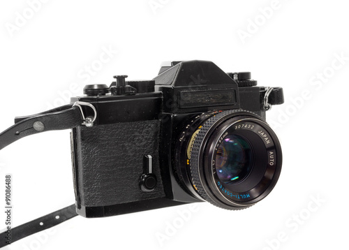 alter analoger fotoapparat, spiegelreflexkamera