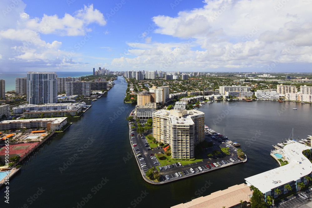 Aerial image Hallandale FL