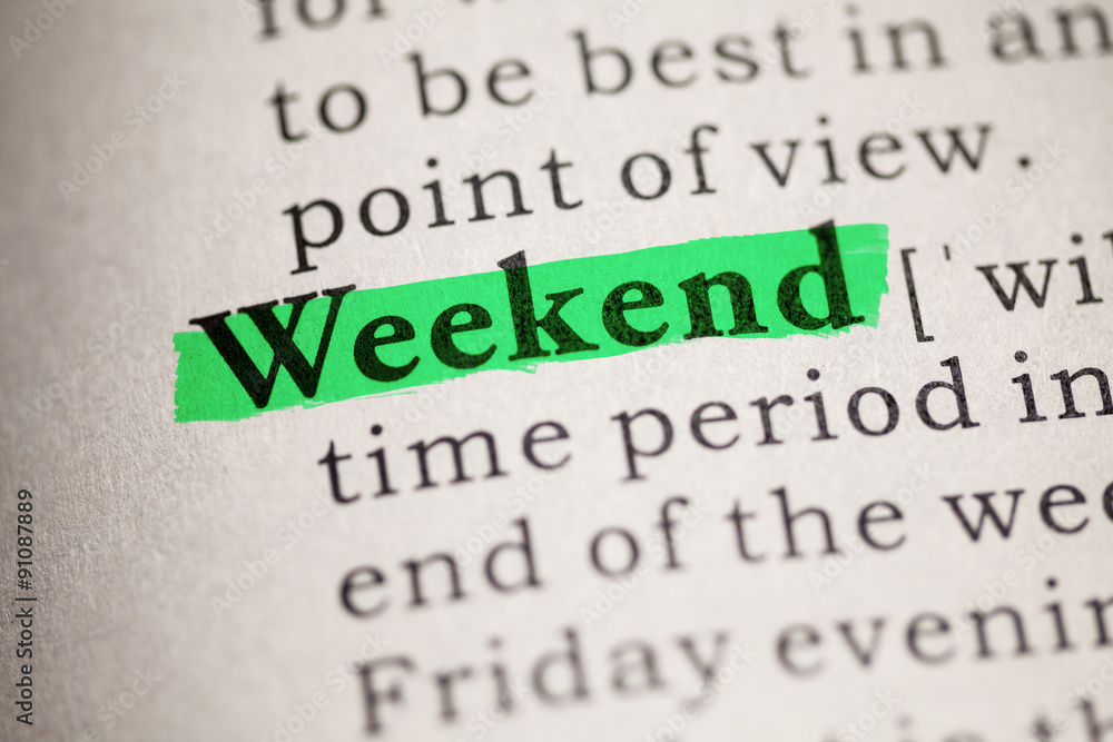 Fototapeta premium weekend