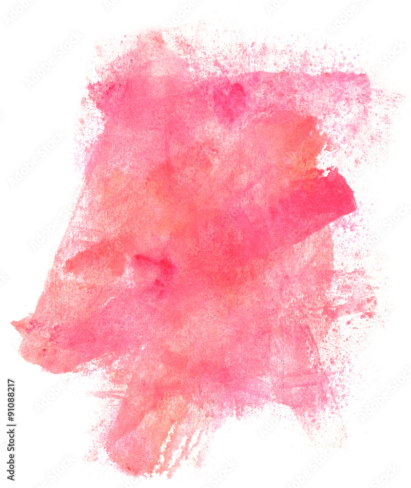 Abstract watercolor pink background texture
