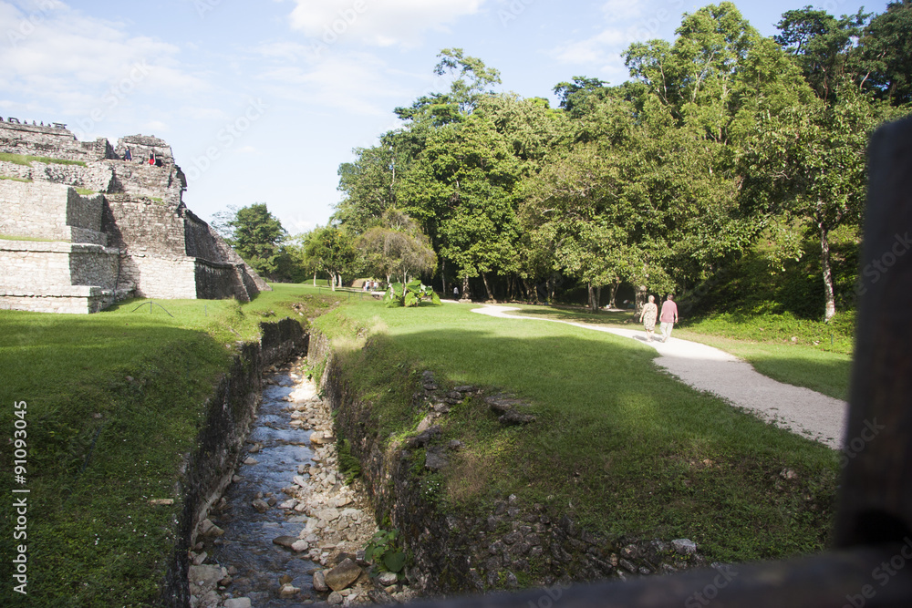 Archaeological zone of Palenque, Palenque Chiapas Mexico.