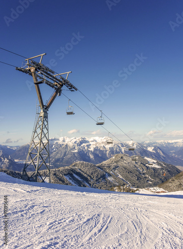 Skigebiet in Österreich