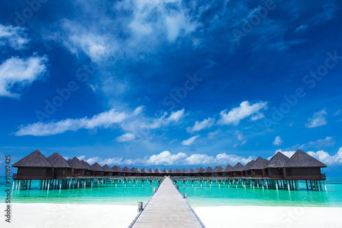  bungalows at Maldives © Pakhnyushchyy