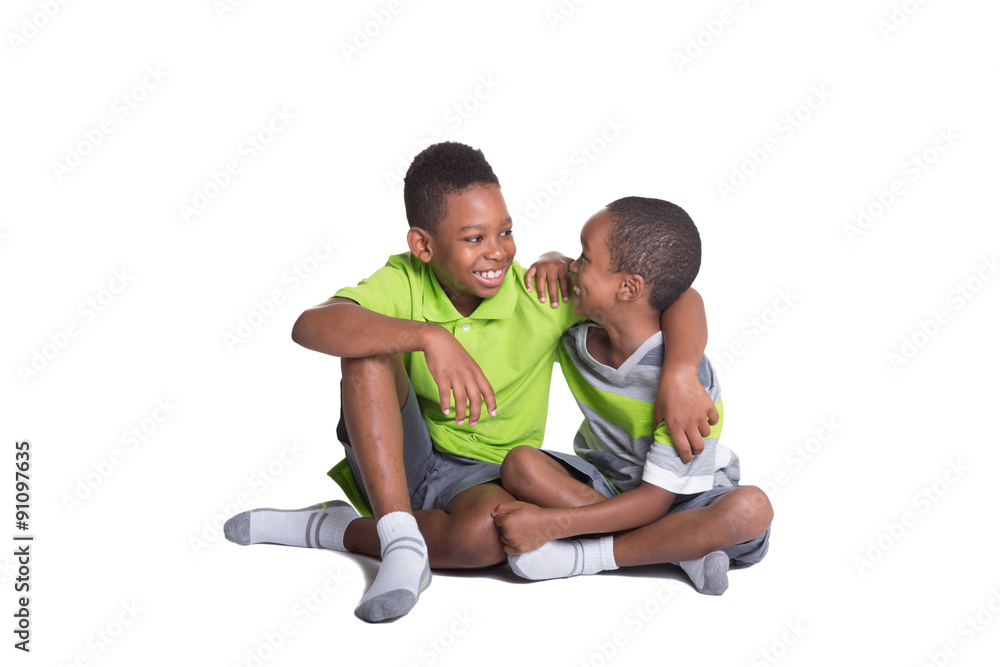 Portrait of 2 brothers