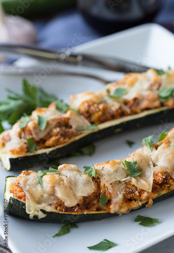 Stuffed Zucchini