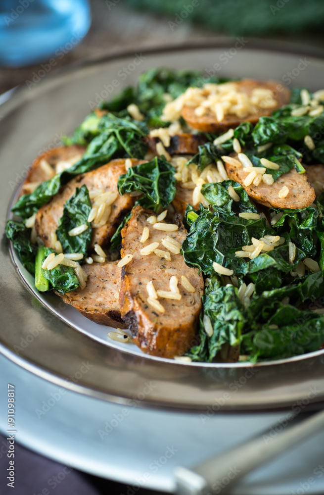 Kale and Sausage
