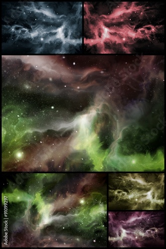 Universe Starscape Collage © Ezume Images