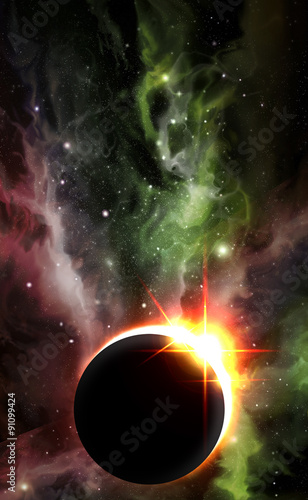 Eclipse Universe Starscape Background