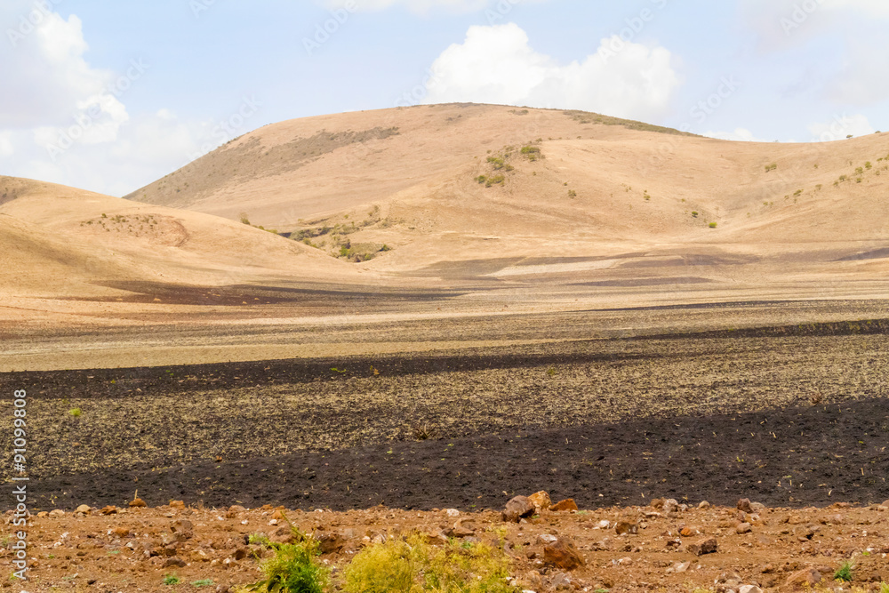 Rural landscape in Ethiopia