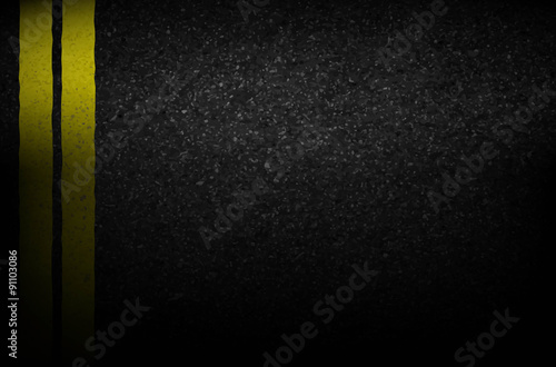 Asphalt texture with road markings background, illustration vect