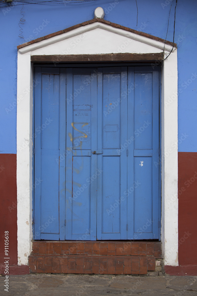 Colonial house in La Candelaria, Bogota, Colombia Colonial house in La Candelaria, Bogota, Colombia