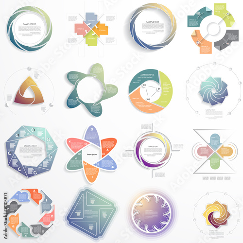 Big set for infographic elements 1