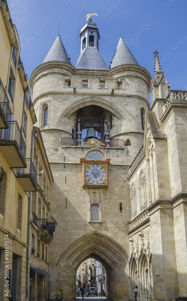Grosse Cloche bell tower, Bordeaux, France