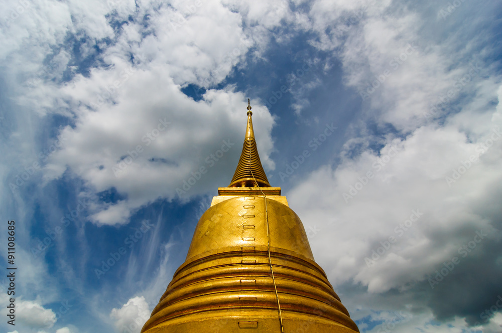 Wat Saket is famous Buddhist temple in Bangkok Wat Saket is famous Buddhist temple in Bangkok