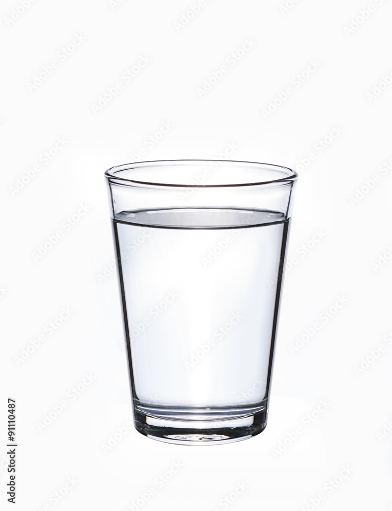 Glass of water isolated on white background
Glass of water isolated on white background