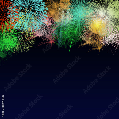 Canvas Print Firework