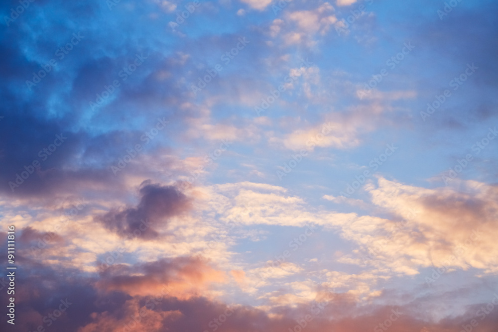 Obraz premium Evening sky