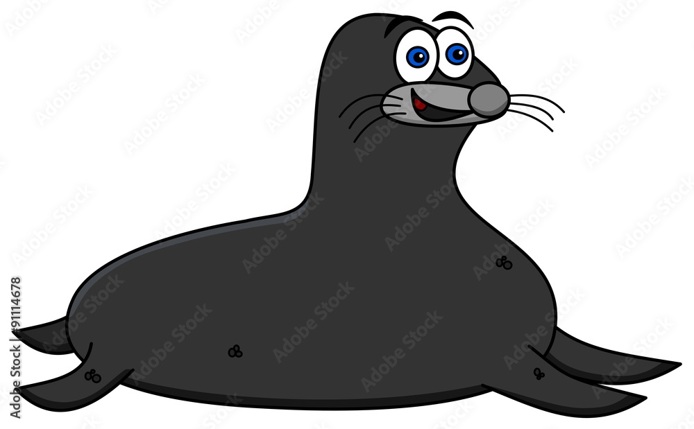 Fototapeta premium smiling sea lion