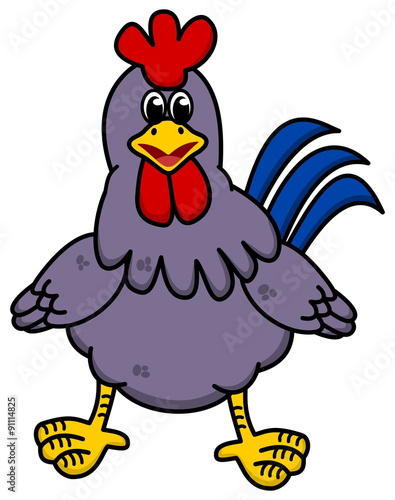 hen standing
