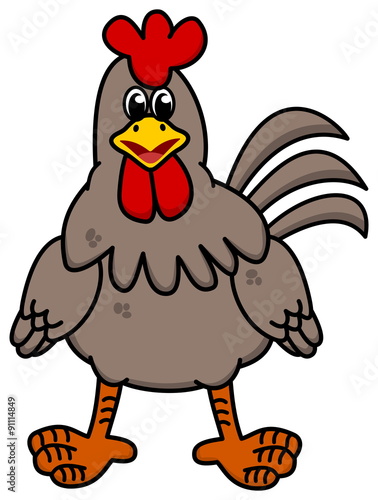 hen standing