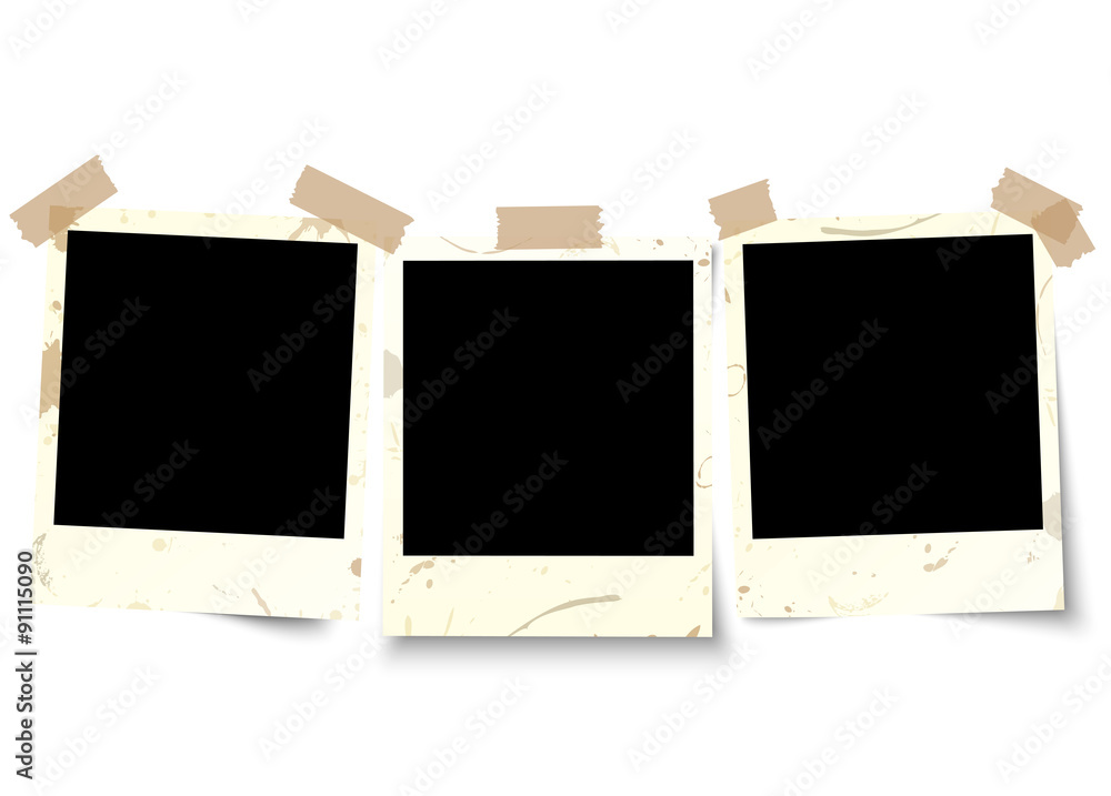 dirty old photos with adhesive stripes dirty old photos with adhesive stripes