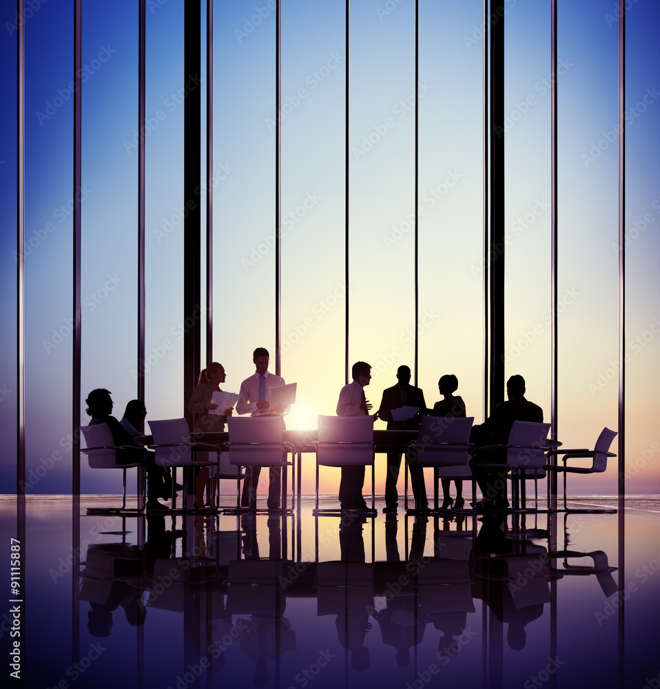 Business People Meeting Presentation Office Concept Business People Meeting Presentation Office Concept