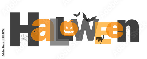 HALLOWEEN Letter Collage 